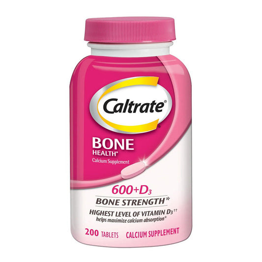 Caltrate 600 D Plus Calcium Supplement Tablets For Bone And Colon Health Care- 200 Ea