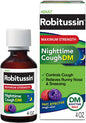 Robitussin Maximum Strength Nighttime Cough Dm, Cough Medicine For Adults, Berry Flavor - 4 Fl Oz