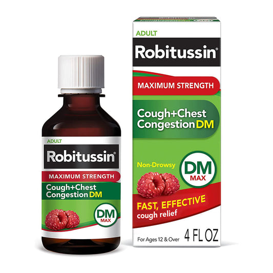 Robitussin Adult Cough+Chest Congestion Dm Liquid 4 Oz