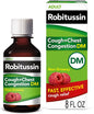 Robitussin Cough Plus Chest Congestion Dm Liquid For Adult, 8 Oz