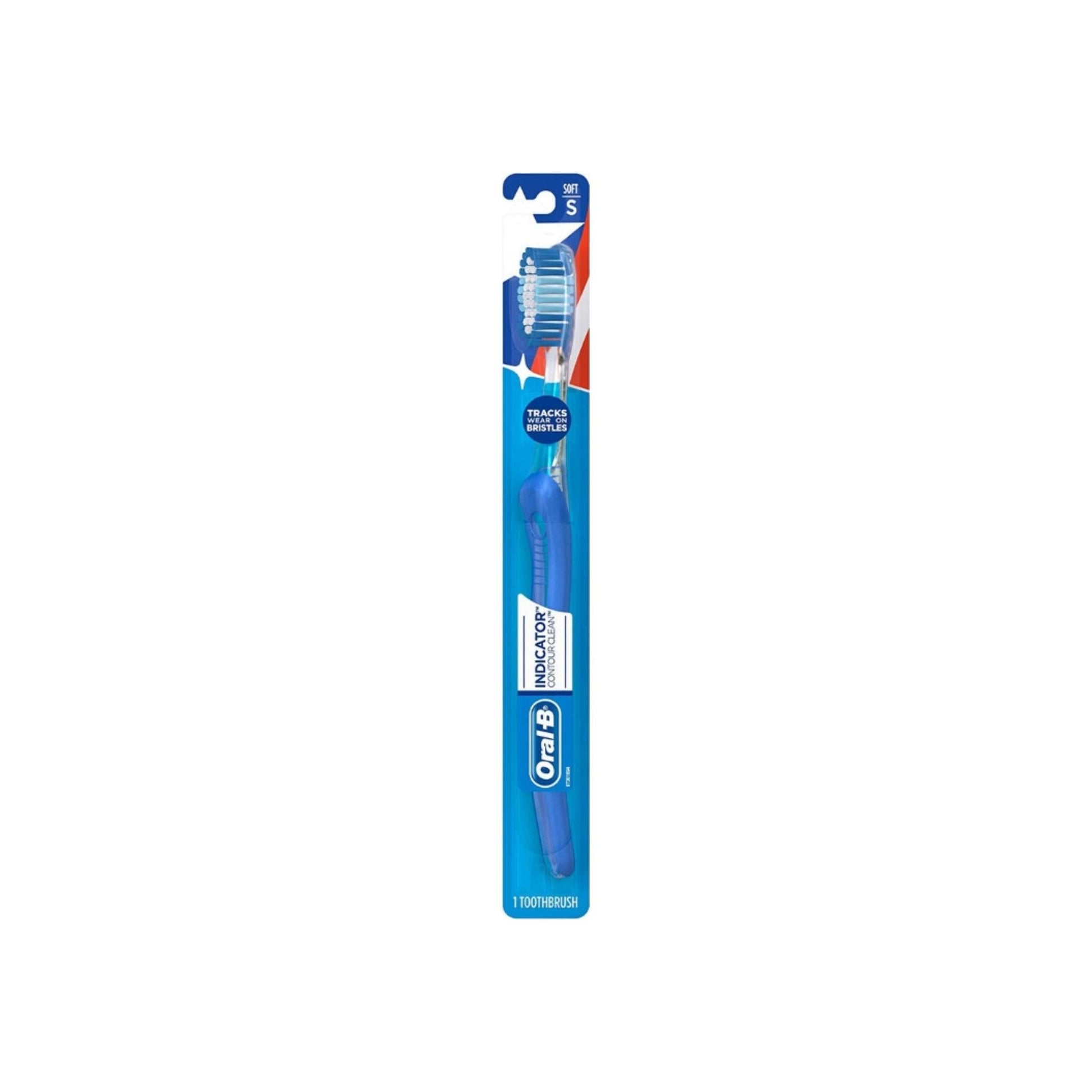 Oral-B Indicator Contour Clean Toothbrush, Regular Head, Medium 1 Ea