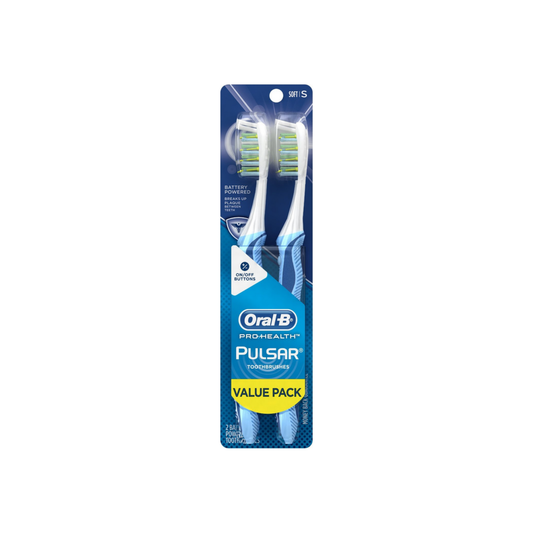 Oral-B Pro-Health CarePulsar Soft Toothbrush, Value Pack 2 Ea