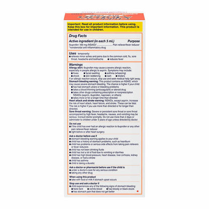 Children'S Motrin Fever And Pain Reducer Ibuprofen Berry Flavor - 8 Oz
