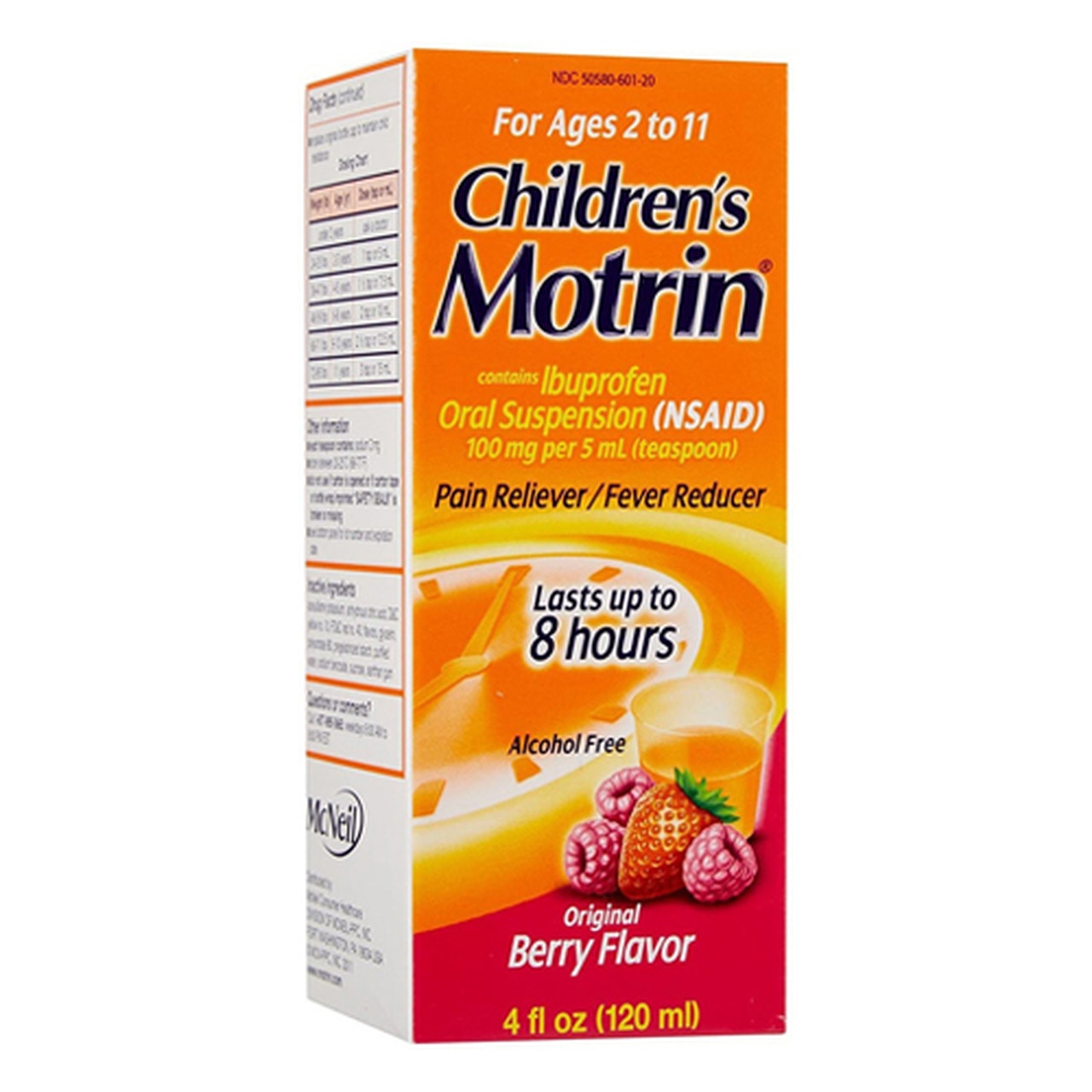 Motrin Children'S Ibuprofen Oral Suspension, Original Berry 4 Oz
