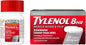 Tylenol 8 Hour Muscle Aches Pain Acetaminophen Tablets For Muscle Joint Pain Ct, Red, 24 Count