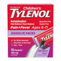 Tylenol Children'S Dissolve Powder Packets With 160 Mg Acetaminophen, Wild Berry 18 Ct