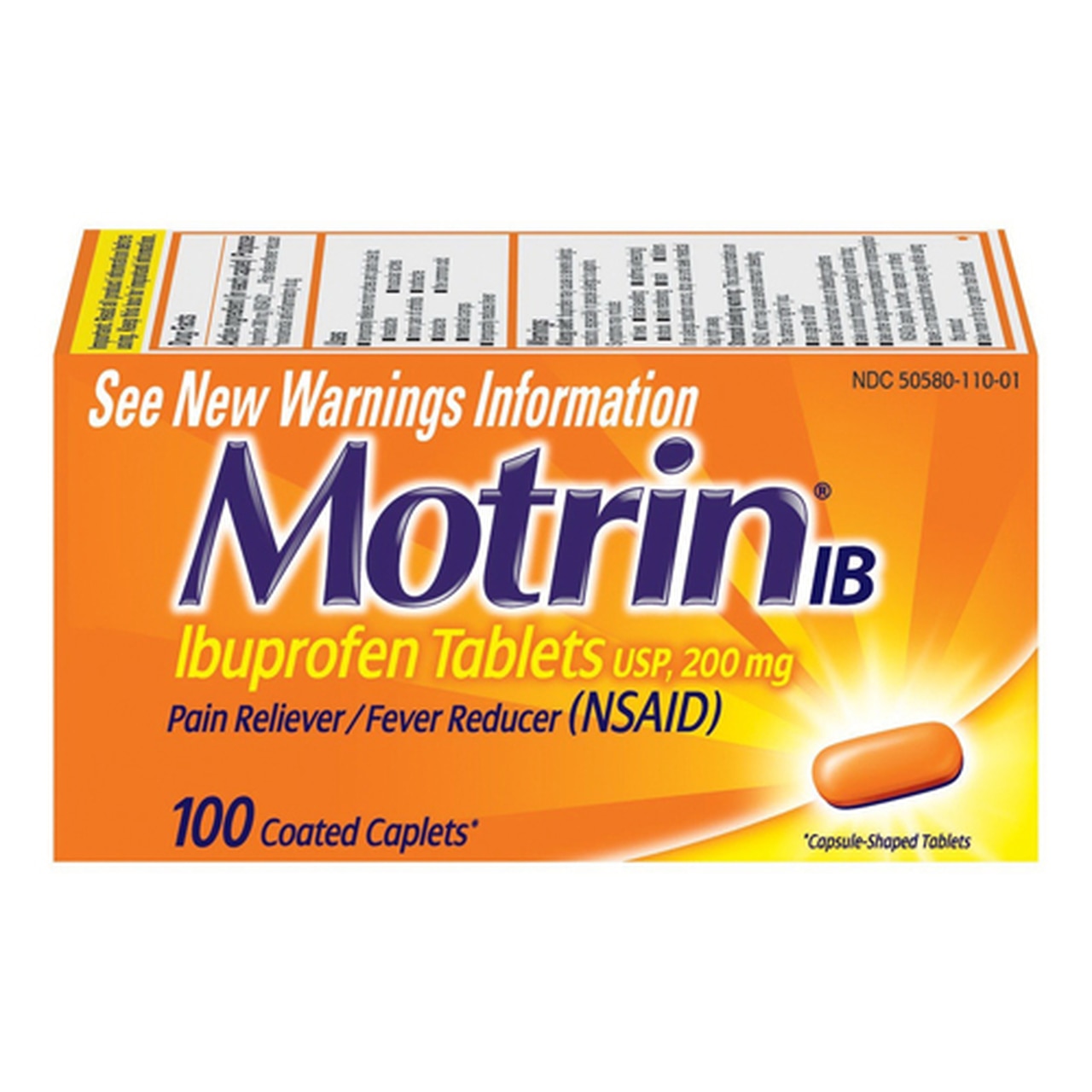 Motrin Ib Coated Caplets