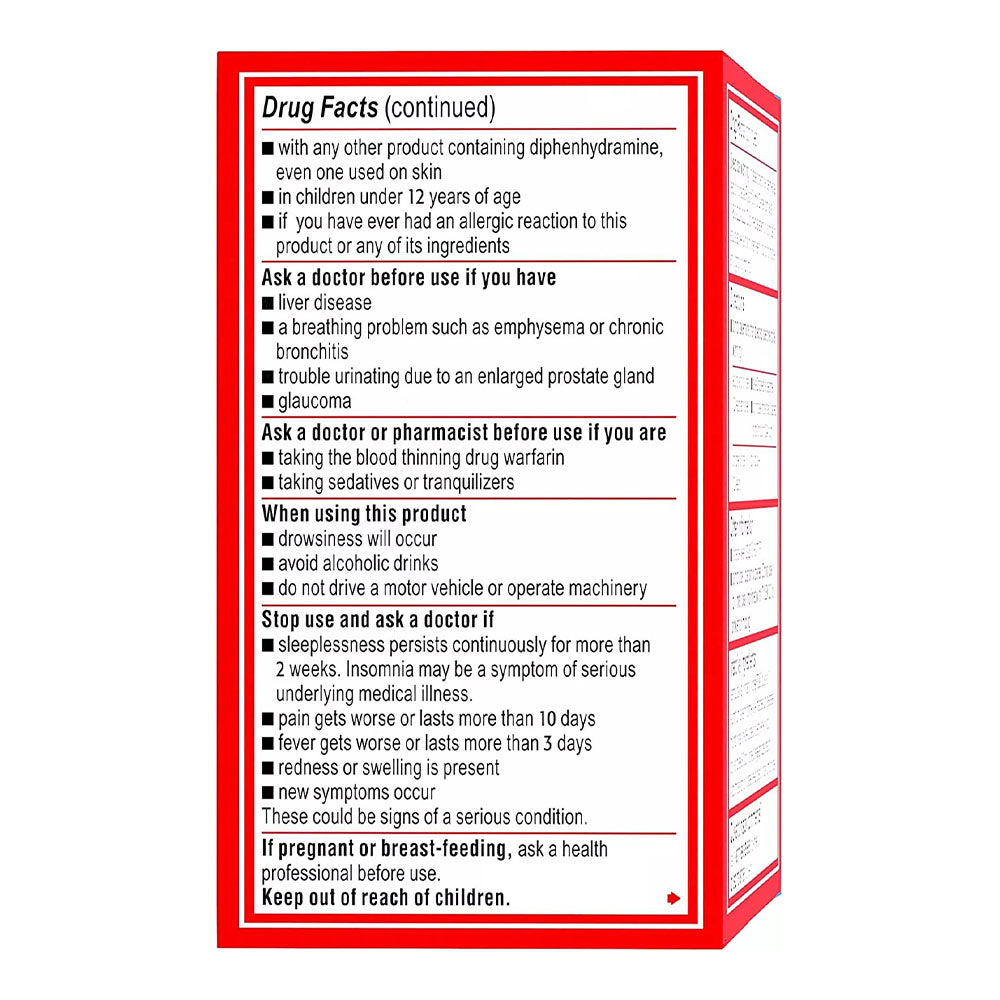 Tylenol Pm Extra Strength Nighttime Pain Reliever & Sleep Aid Caplets, 500 Mg ,50 Ct
