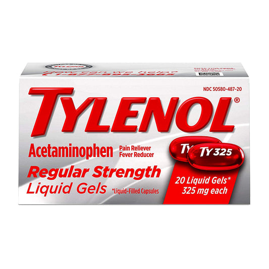 Tylenol Regular Strength Liquid Gels - 20 Count