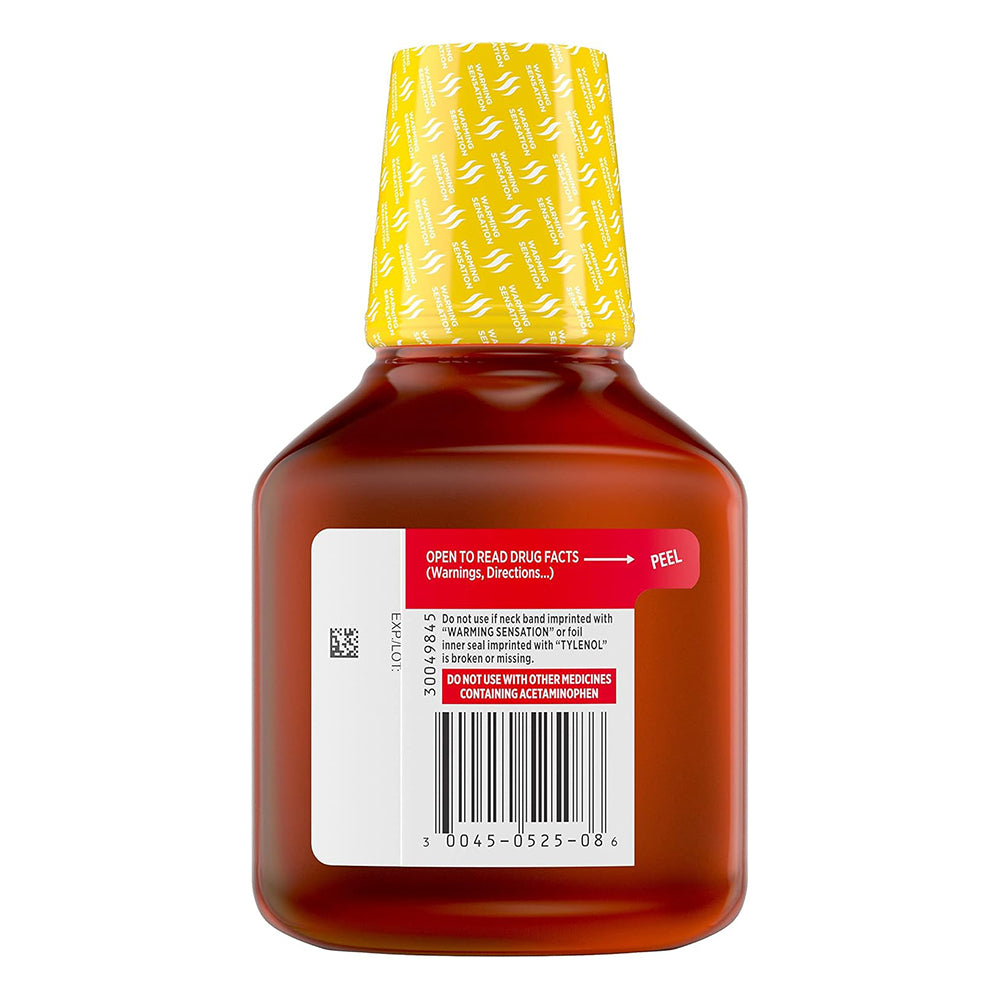 Tylenol Cold + Flu Severe Flu Medicine Honey Lemon Flavor - 8 oz