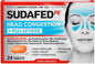 Sudafed Pe Head Congestion + Flu Severe Decongestant Tablets For Adults, 24 Ct