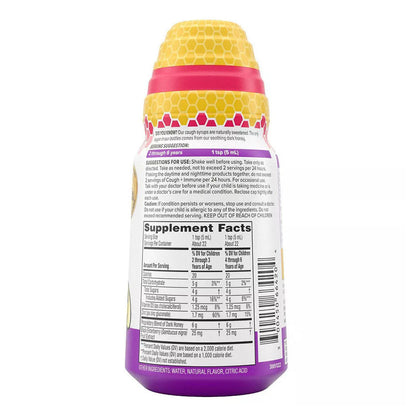 Zarbee'S Naturals Cough Syrup + Mucus & Immune Natural Berry Flavor - 4 Oz