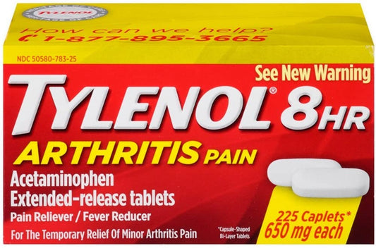Tylenol 8 Hour Arthritis Pain Reliever Fever Reducer Extended Release Caplet, 225 Count