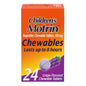 Childrens Motrin Ibuprofen Chewable 100 Mg Tablets, Grape Flavor, 24 Ea