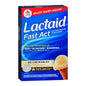 Lactaid Fast Act Lactase Enzyme Supplement Vanilla Twist Flavor Chewable Tablets - 60 Ea