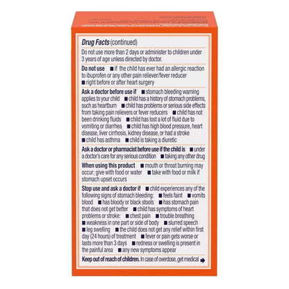 Motrin Children'S Dye-Free Ibuprofen Chewable Tablets For Pain & Fever, Grape, 24 Count