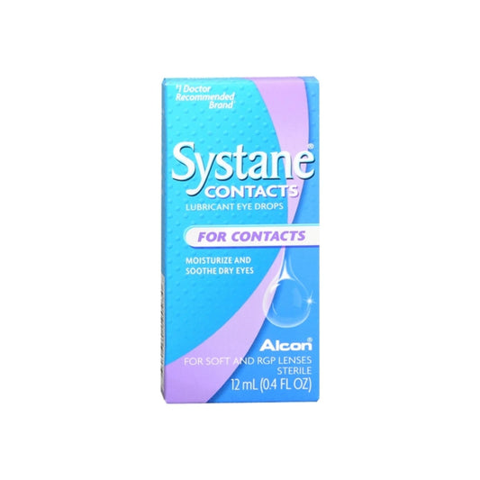 Systane Contacts Lubricant Eye Drops Soothing Drops 12 Ml