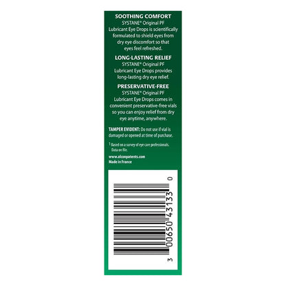 Systane Lubricant Eye Drops Vials 30 Ea