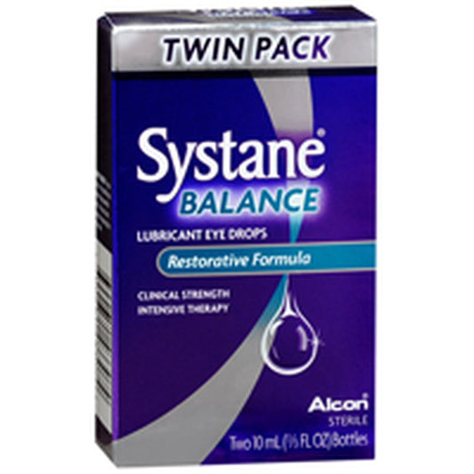 Systane Restorative Formula Balance Lubricant Eye Drops, 2 Ea - 3.5 Fl Oz