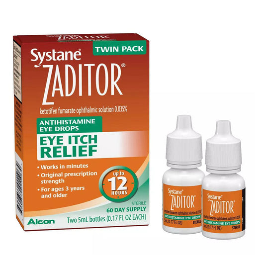 0.50.5 Antihistamine Eye Drops Twin Pack 0.34 Oz