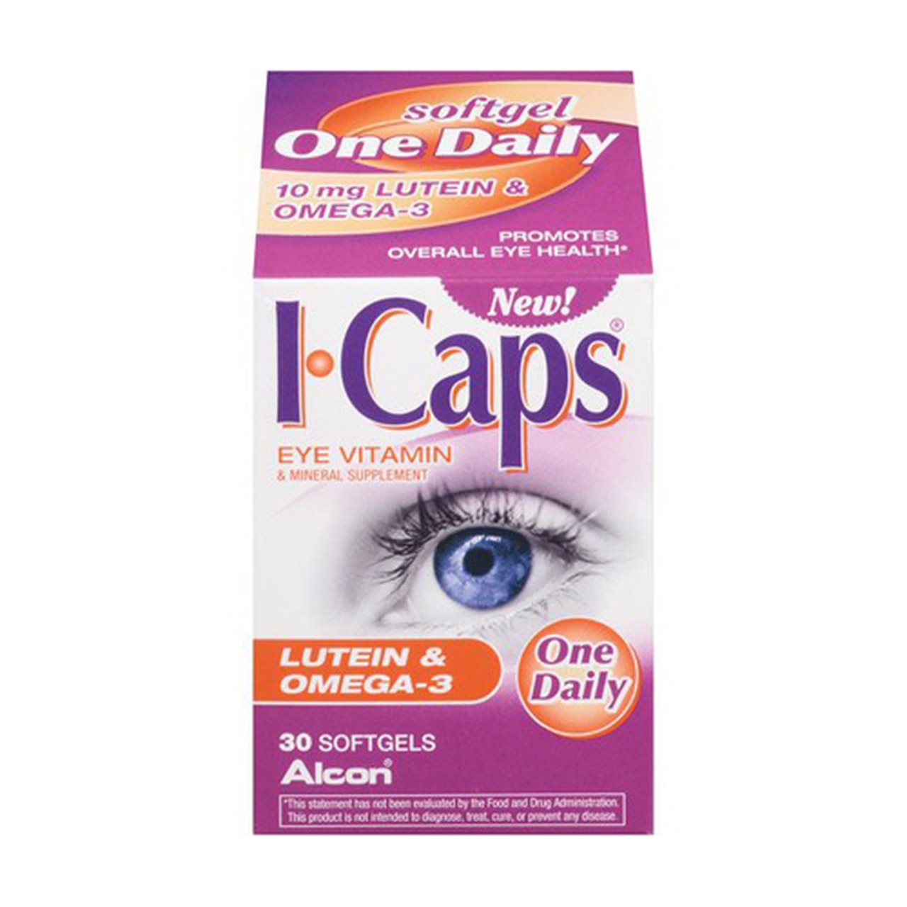Icaps Lutein & Omega-3 Softgels 30 Soft Gels