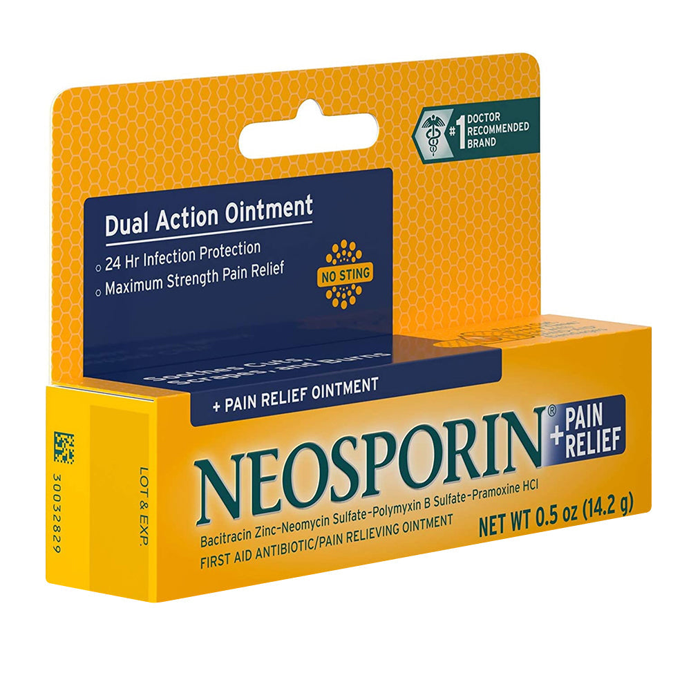 Neosporin + Maximum-Strength Pain Relief Dual Action Ointment - 0.5 Oz