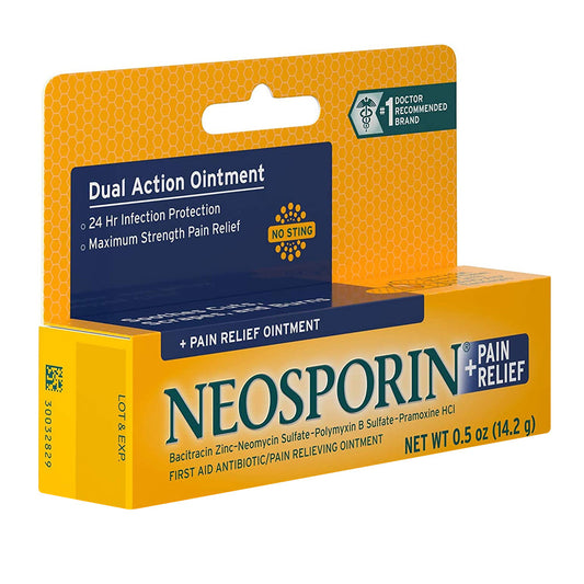 Neosporin + Maximum-Strength Pain Relief Dual Action Ointment - 0.5 Oz