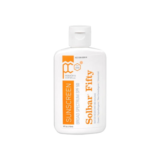 Solbar Pf Sunscreen Cream Spf 50 4 Oz