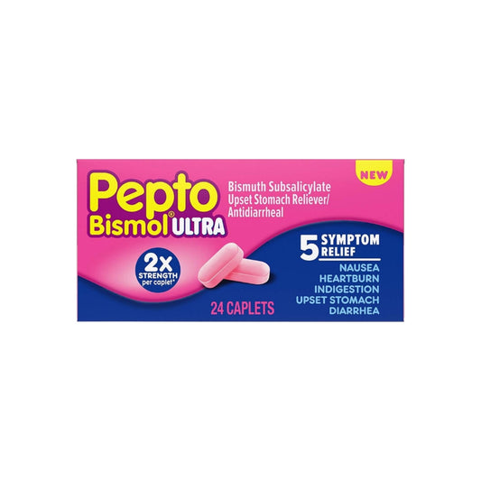 Pepto-Bismol Ultra Caplets - 24 Count