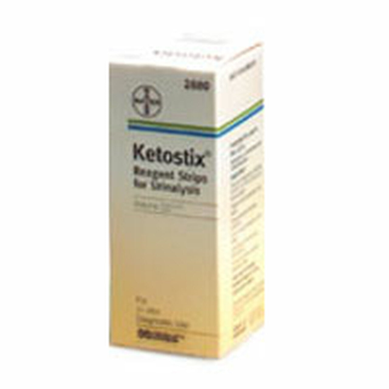 Ketostix Bayer Reagent Strips For Urinalysis, Ketone Test 100 Ea