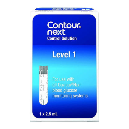 Contour Next Control Solution For Glucose Test Meter, Level 1, 2.5Ml Bottle