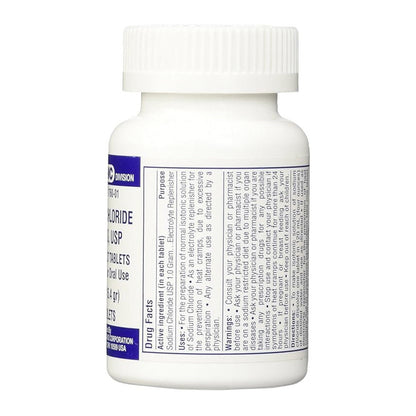 Cmc Sodium Chloride 1 Gm Usp Normal Salt Tablets - 100 Ea