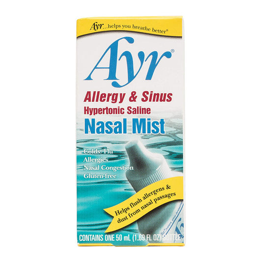 Ayr Allergy & Sinus Hypertonic Saline Nasal Mist Spray - 1.5 Fl Oz