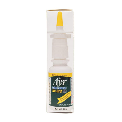 Ayr Saline No-Drip Sinus Relief Nasal Gel Spray - 0.75 Oz
