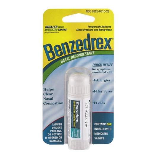 Benzedrex Quick Relief Nasal Decongestant Inhaler