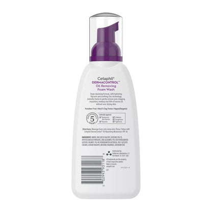Cetaphil Pro Dermacontrol Oil Removing Foam Wash - 8 Oz