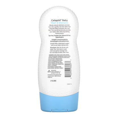 Cetaphil Baby Wash & Shampoo With Organic Calendula, 7.8 Fl Oz