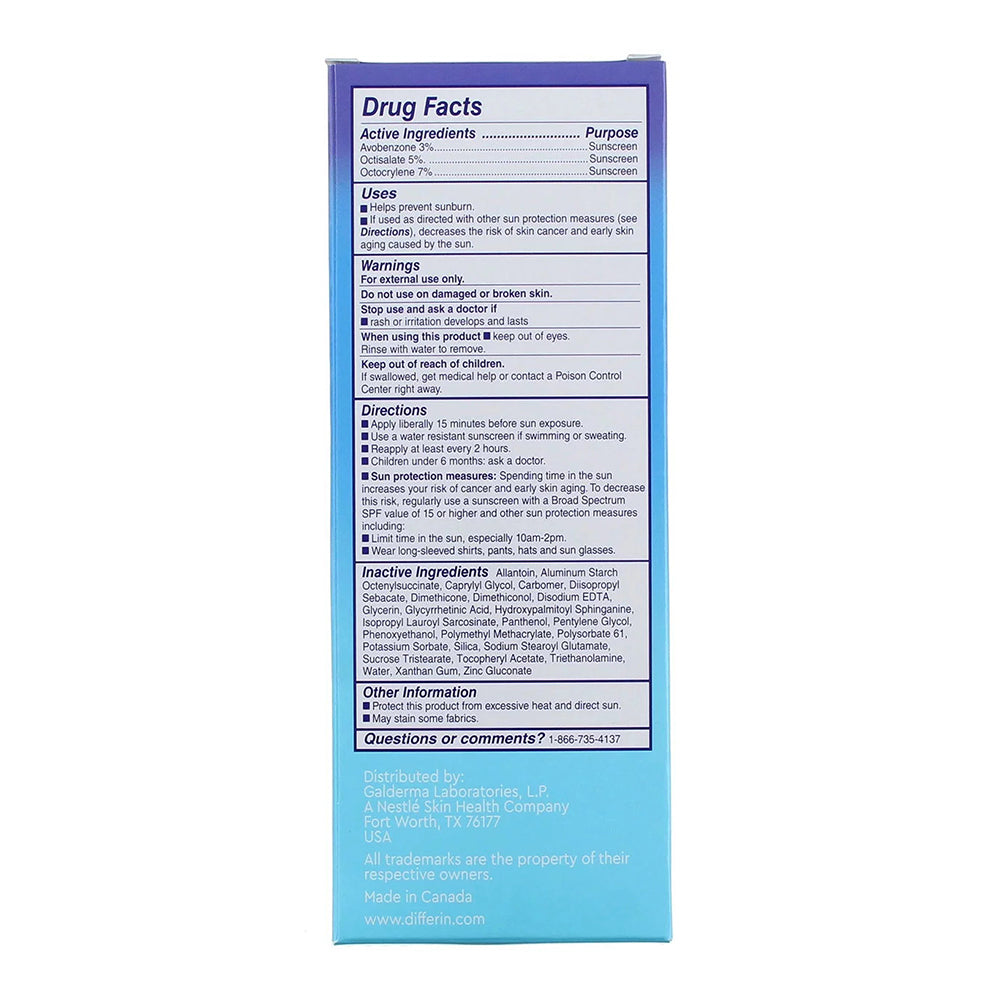 Differin Oil Absorbing Moisturizer With Sunscreen, Spf 30, 4 Oz