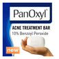 Panoxyl Acne Treatment Bar With 10% Benzoyl Peroxide, Maximum Strength Acne Bar Soap For Face, 4Oz