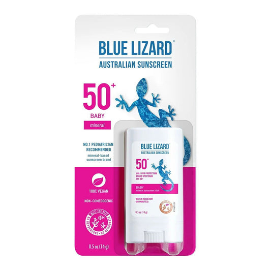 Blue Lizard Baby Mineral Sunscreen Stick - Spf 50+, 0.5 Oz