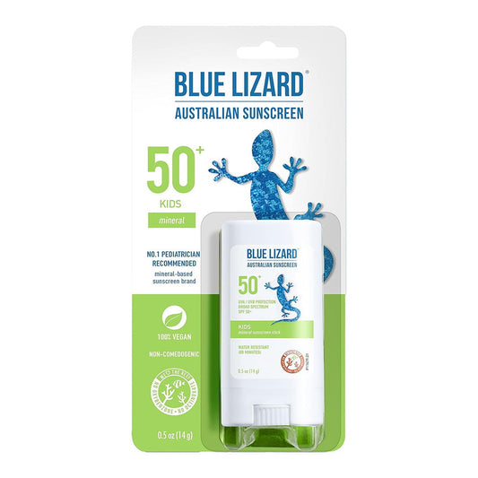 Blue Lizard Mineral Sunscreen Stick With Zinc Oxide Spf 50+ 0.5 Oz