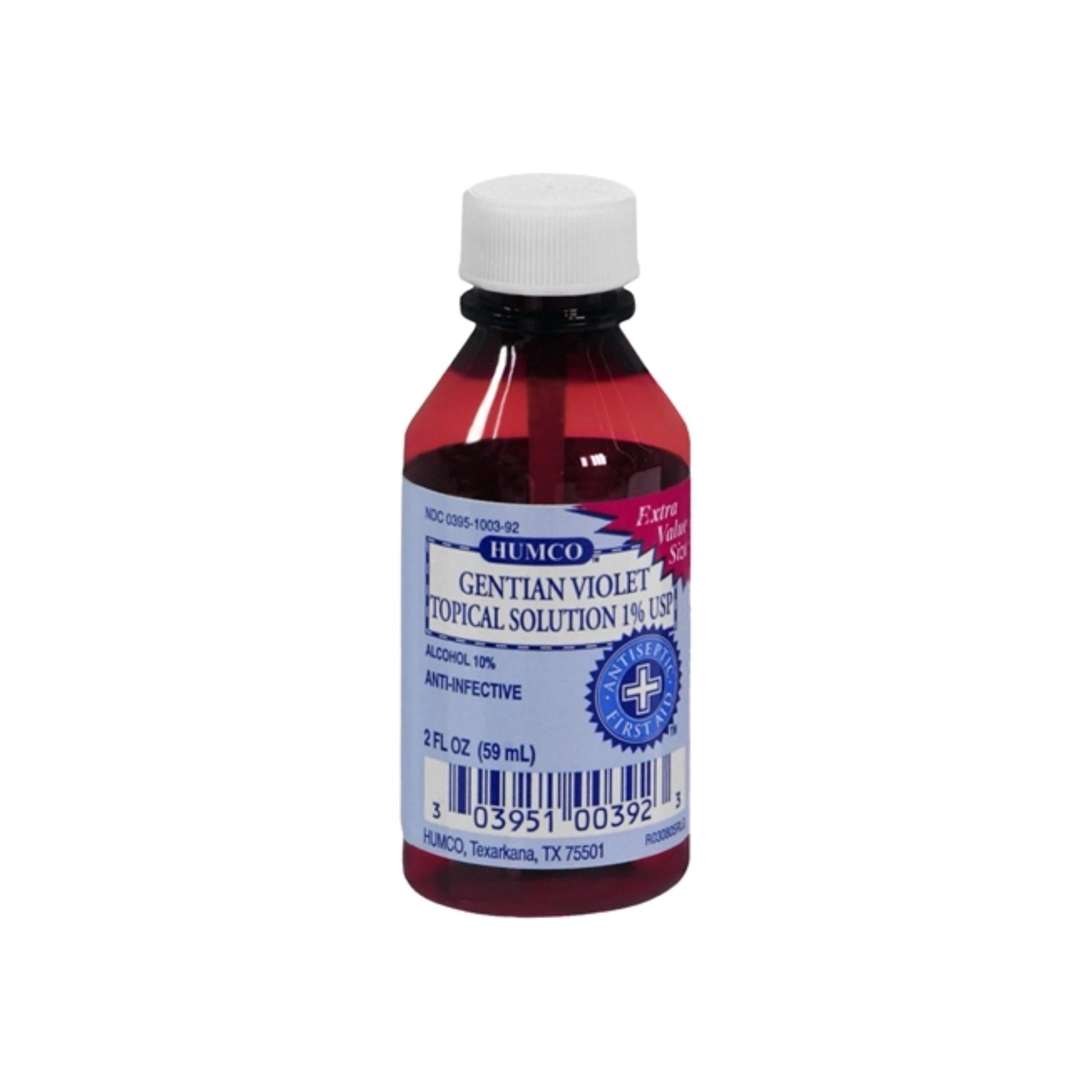 Humco Gentian Violet Topical Solution 1% Usp 2 Oz