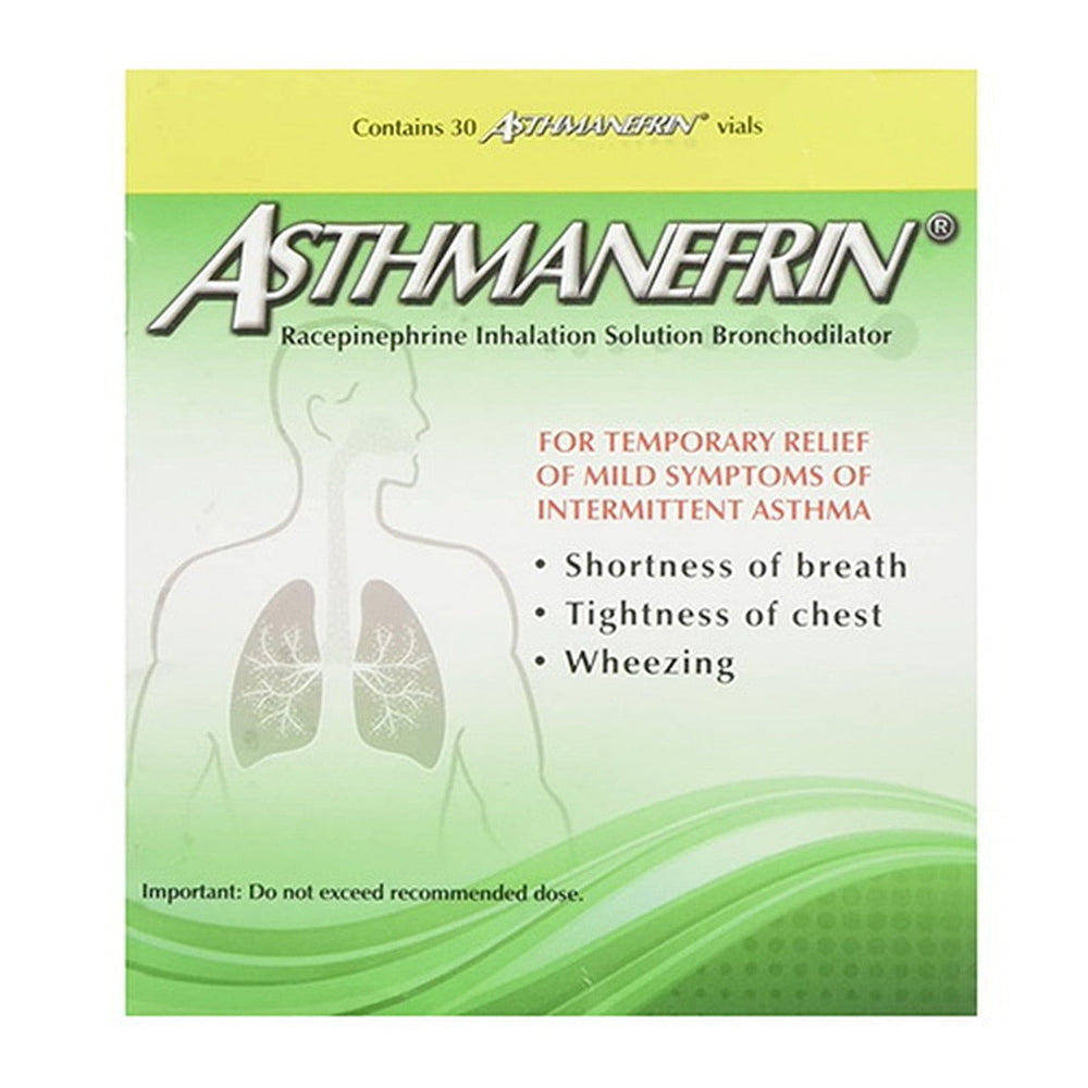 Asthmanefrin Inhalation Solution Bronchodilator Refill Vials - 30 Ea