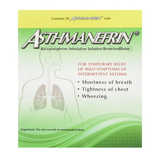 Asthmanefrin Inhalation Solution Bronchodilator Refill Vials - 30 Ea
