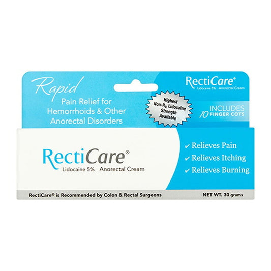 Recticare Lidocaine 5 Percent Anorectal Cream - 1.0 Oz