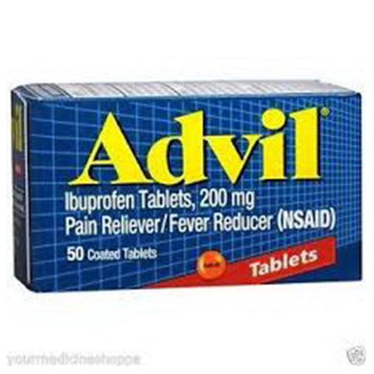 Advil Advanced Medicine For Pain, 200Mg, Tablets - 50 Each