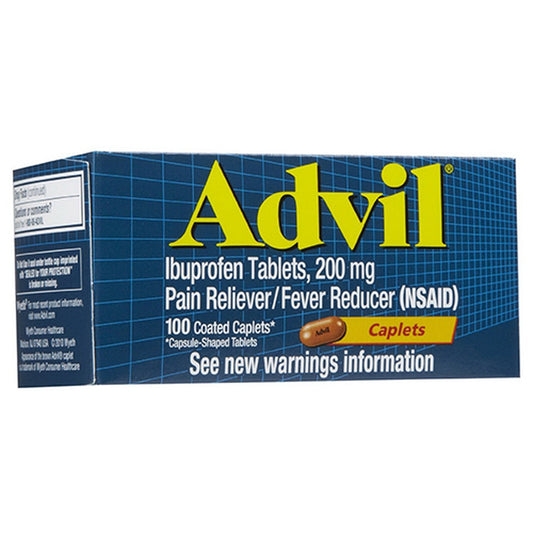 Advil 200 Mg Pain Reliever And Fever Reducer Caplets - 100 Each