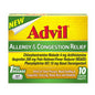 Advil Allergy & Congestion Relief Tablets - 10 Ea