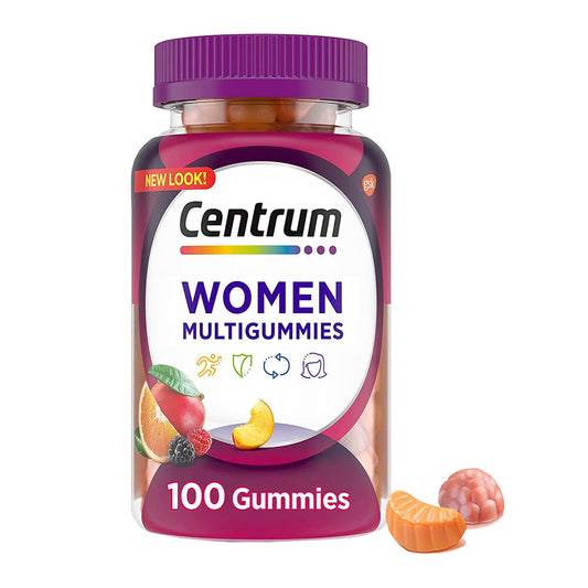 Centrum Women'S Multivitamin Supplement Gummies, Assorted Fruit - 100 Ea
