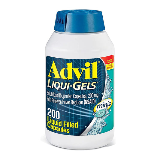 Advil Liqui-Gels Minis Pain Reliever Fever Reducer - 200 Ct